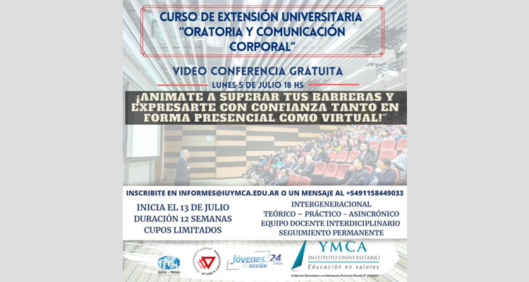 Presentan el Curso de Oratoria y Comunicación Corporal
