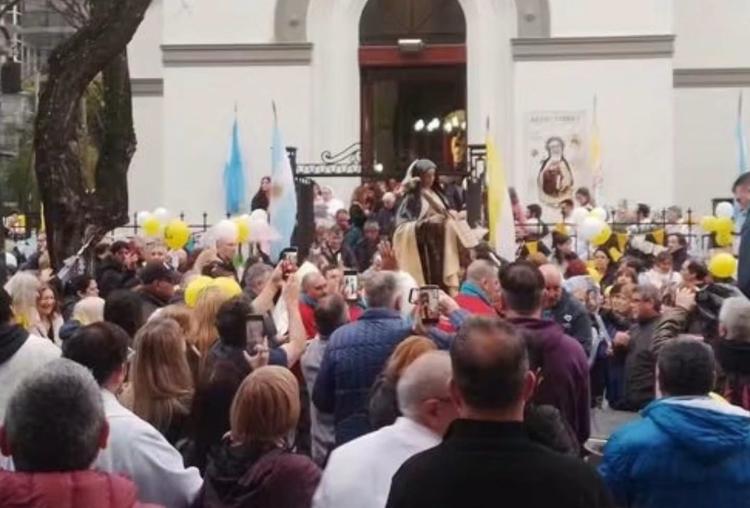 Avellaneda-Lanús: la comunidad celebró la fiesta de Santa Teresa de Jesús