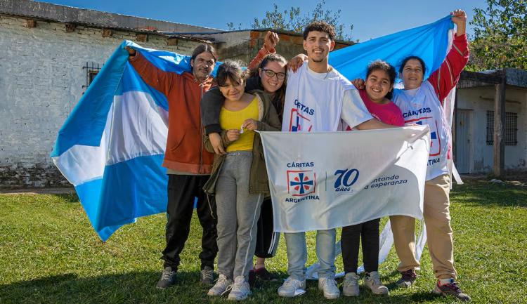 Cáritas Argentina celebra sus 70 años al servicio de los más vulnerables