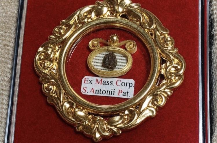 Corrientes celebró la llegada de una reliquia de San Antonio de Padua