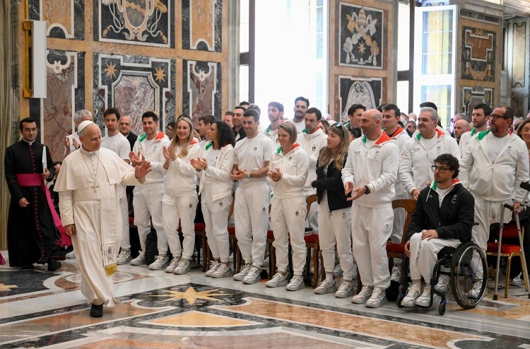 El Papa pide a deportistas olímpicos 'cultivar la armonía entre el cuerpo y el alma'