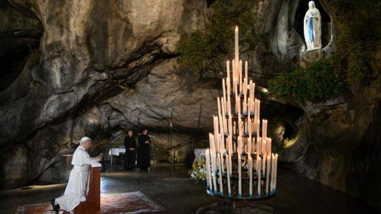 En Lourdes, León XIV encomendó 'el don de la concordia fraternal' para Francia