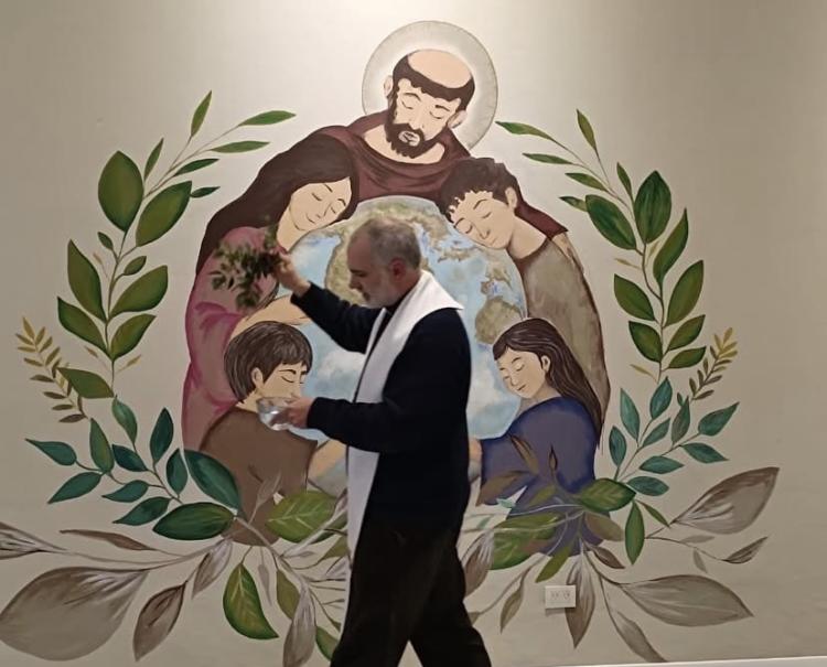Gándara celebró a san Francisco con el nuevo salón 'Fratelli tutti'