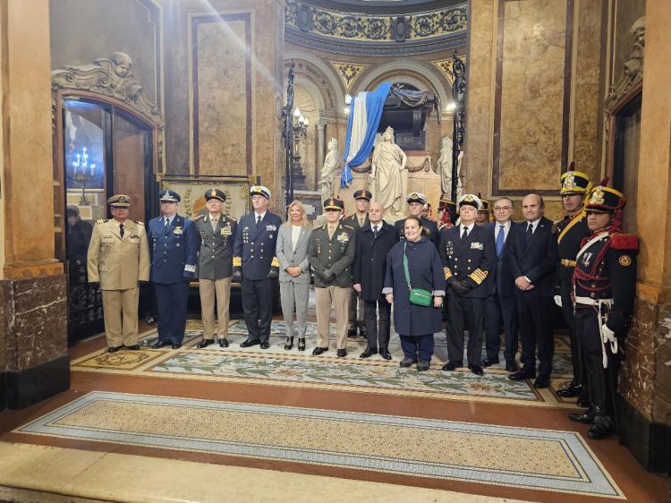 Homenaje al General San Martín en la Catedral Metropolitana