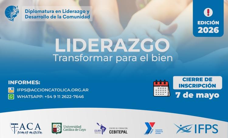 IFPS-UCCuyo: diplomatura para formar líderes sociales con vocación de servicio