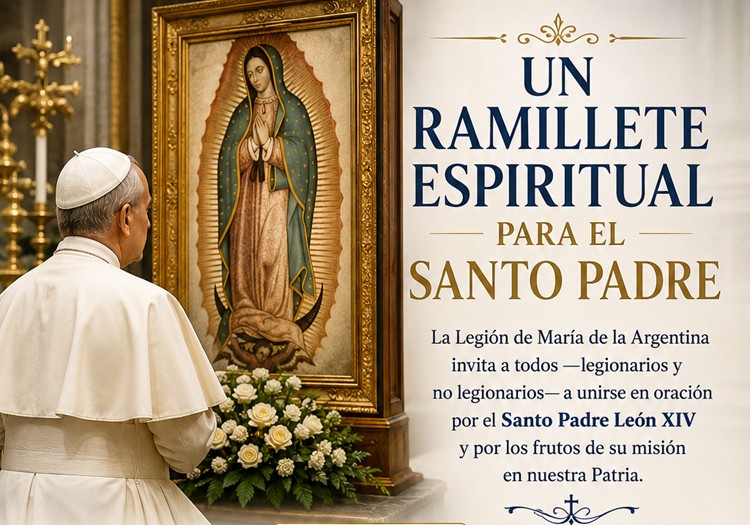La Legión de María invita a formar un 'ramillete espiritual' para el papa León XIV
