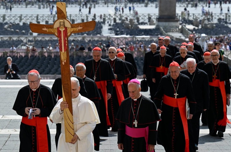 'La mejor manera de servir a la Iglesia es ser santos', dijo el Papa