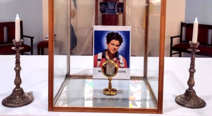 Paraná: la parroquia Santo Domingo Savio recibirá las reliquias de Carlo Acutis
