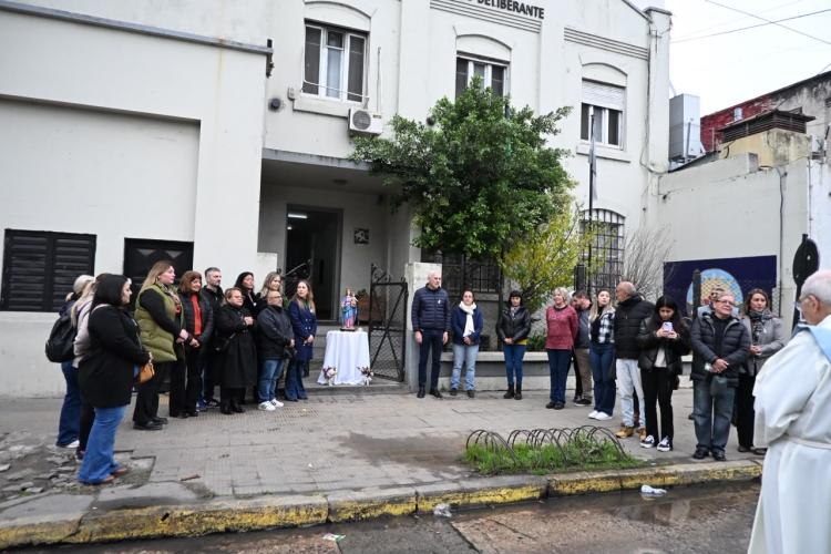 Berisso: María Auxiliadora ya tiene un espacio permanente en el Concejo Deliberante