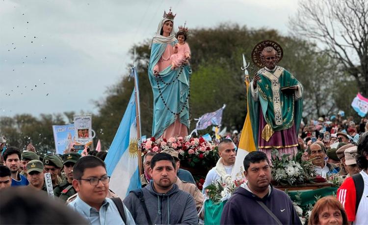 Más de 150.000 peregrinos caminaron de Rosario a San Nicolás