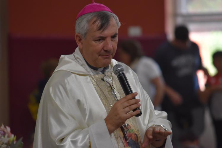 Mons. Luis Darío Martín, obispo de Santa Rosa