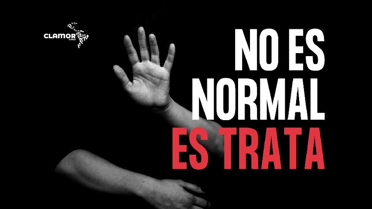 Red Clamor Chile inicia la campaña 'No es normal, es trata'