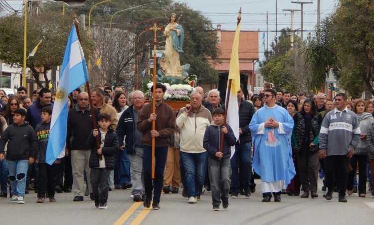 San Francisco: La Puerta celebró la fiesta patronal de la Virgen de la Asunción