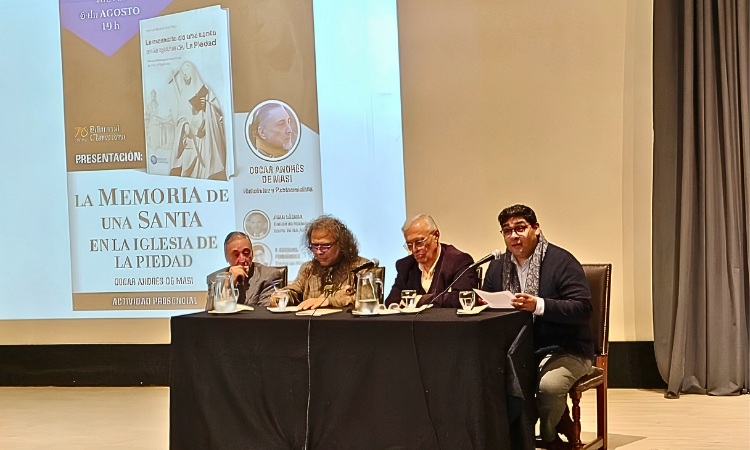 Un libro rescata la memoria de Mama Antula en la iglesia de La Piedad