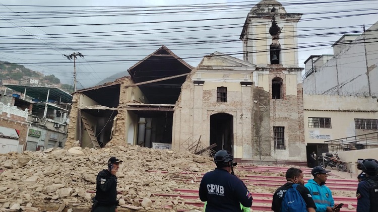 Venezuela: La Iglesia reportó 94 edificios religiosos dañados tras el terremoto